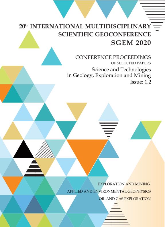 SGEM International Multidisciplinary Scientific GeoConference EXPO Proceedings; 20th International Multidisciplinary Scientific GeoConference Proceedings SGEM 2020, Science and Technologies in Geology, Exploration And Mining
