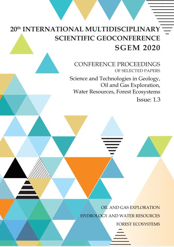 SGEM International Multidisciplinary Scientific GeoConference EXPO Proceedings; 20th SGEM International Multidisciplinary Scientific GeoConference Proceedings 2020,